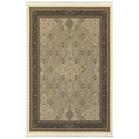 Oriental Weavers 2 X 10 Ft. 3 In. Masterpiece Traditional Area Rug, Ivory M1335I068305ST